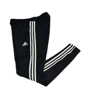 Adidas Men's Black w/ White Stripe Joggers Size XS